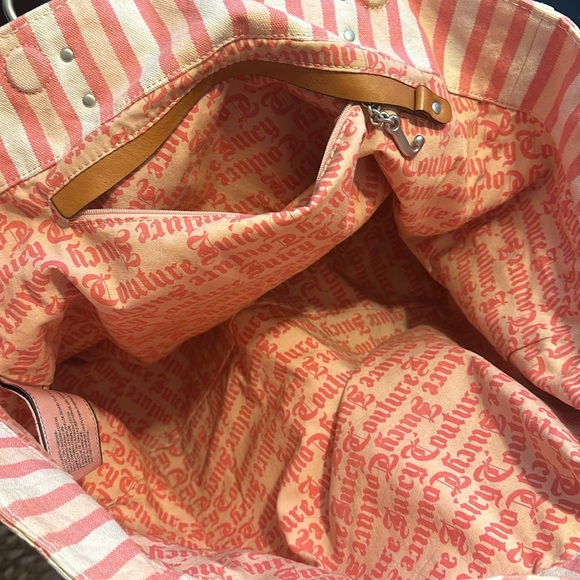 Juicy Couture Canvas Tote with makeup bag - Picture 15 of 17